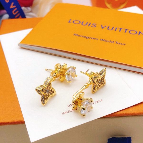18K Louis Blossom Monogram Earrings - 图片 5