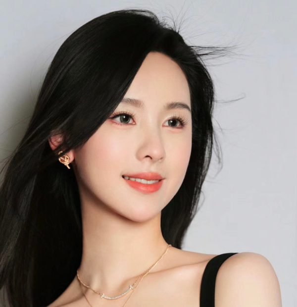 18K T Keys Woven Diamond Earrings - 图片 7
