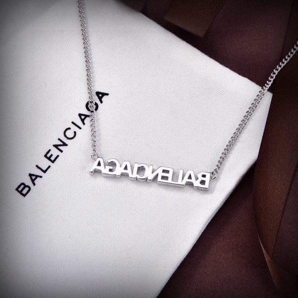 18K BB Typo Crystals Necklace - Image 6