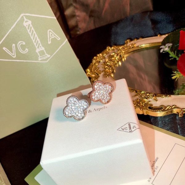 18K Magic Alhambra Diamond Ring - 图片 4