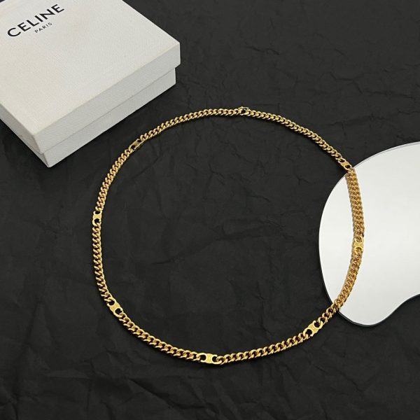 18K Triomphe Gourmette Chain Necklace - 图片 3