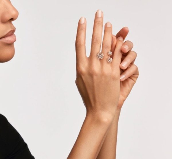 18K CC Extrait De Camélia Ring - 图片 3