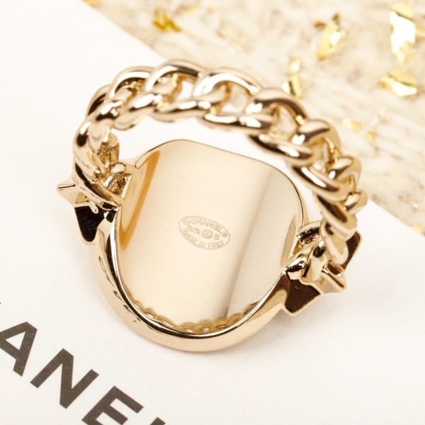 18K CC Chain Ring - Image 3