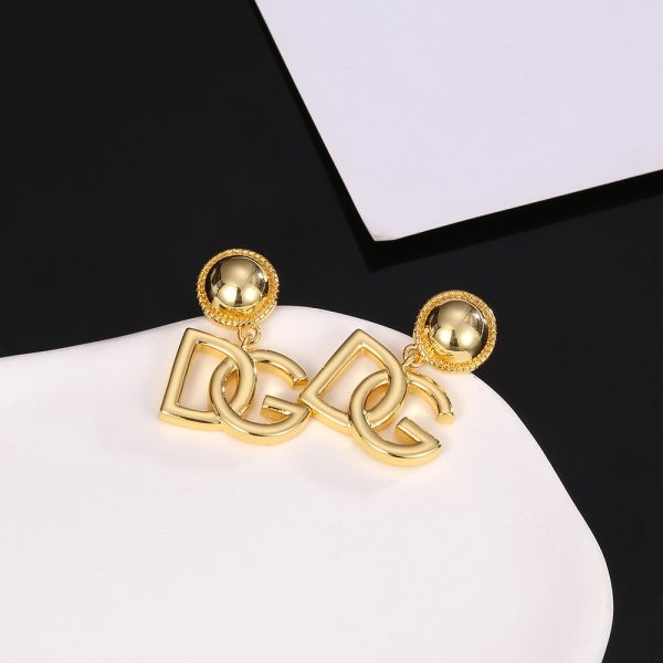 18K DG Gold Earrings - 图片 8