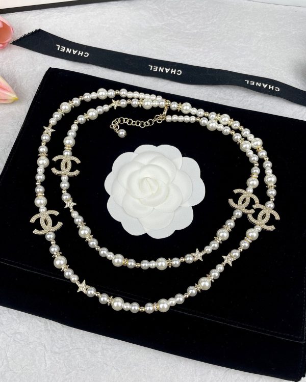18K CC Pearls Necklace - 图片 5