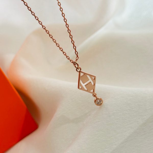 18K Gambade Pendant H Necklace - 图片 13