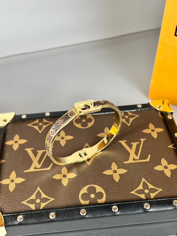 18K Louis Vintage Leather Bracelet - 图片 5