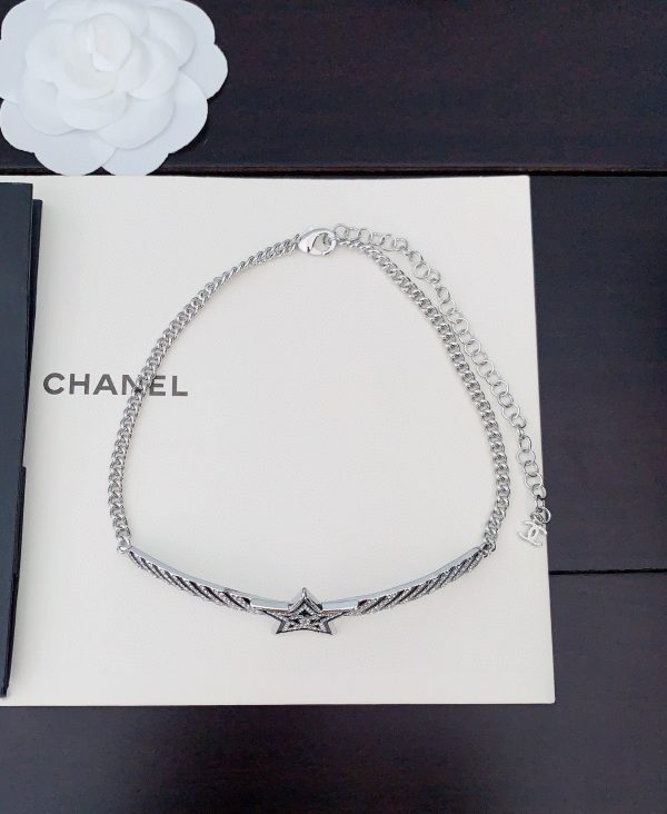 18K CC Star Diamonds Necklace - 图片 5