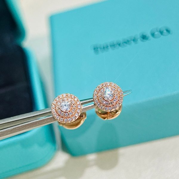 18K T Soleste Diamonds Rose Gold Earrings - 图片 2