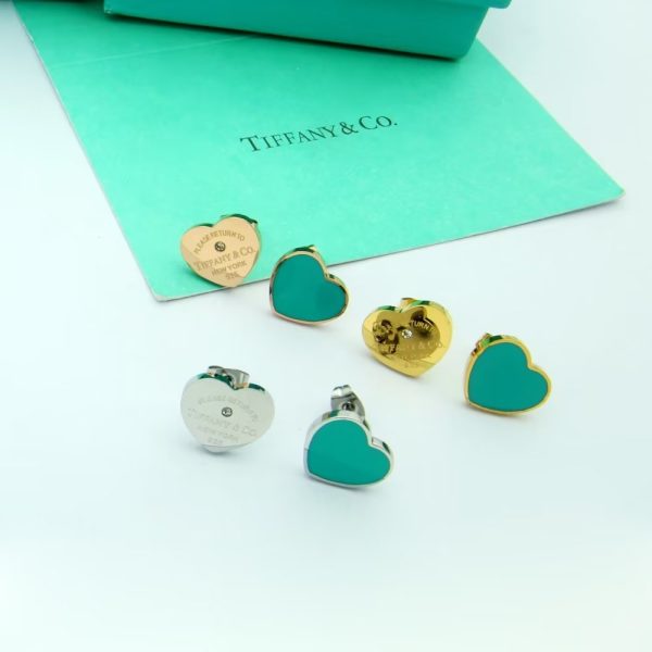 18K Return to Tiffany Blue Heart Earrings - 图片 10