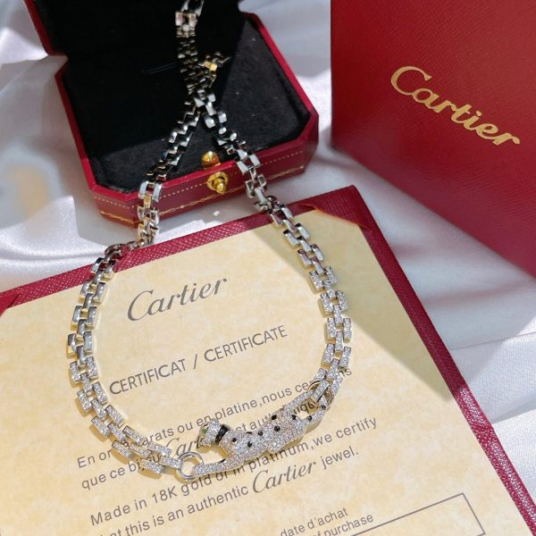 18K Panthère De Diamonds Chain Necklace