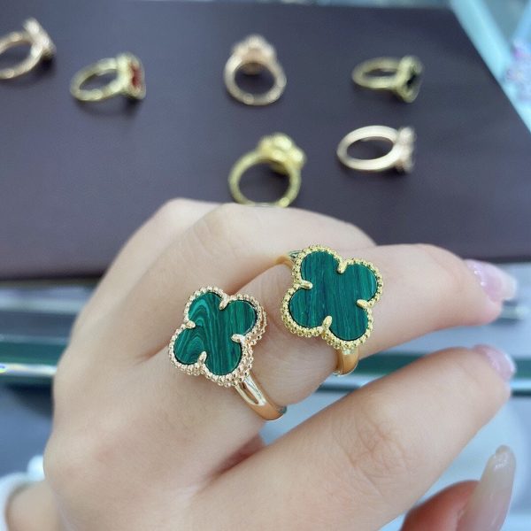 18K Magic Alhambra Clover Ring - 图片 6