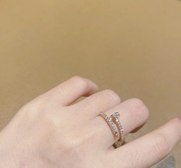 18K Juste Un Clou Diamond Ring - 图片 9