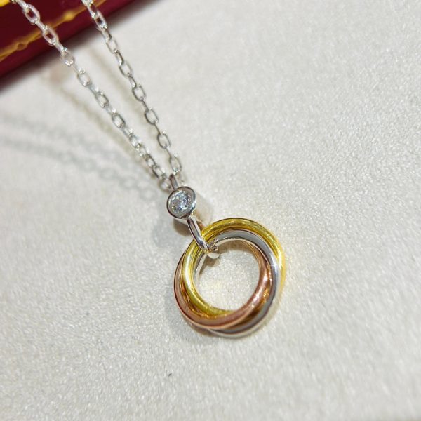 18K Trinity Necklace - 图片 8