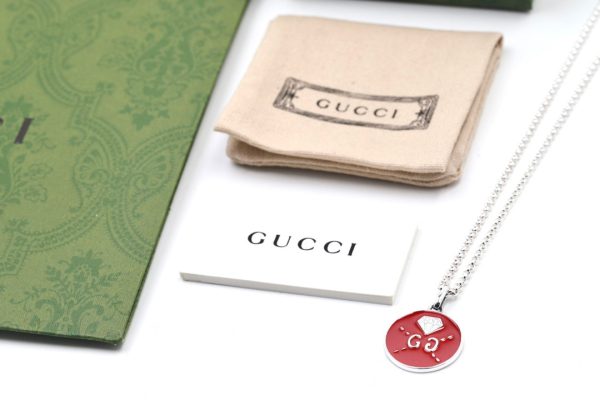 18K Double G Ghost Red Necklace - 图片 2