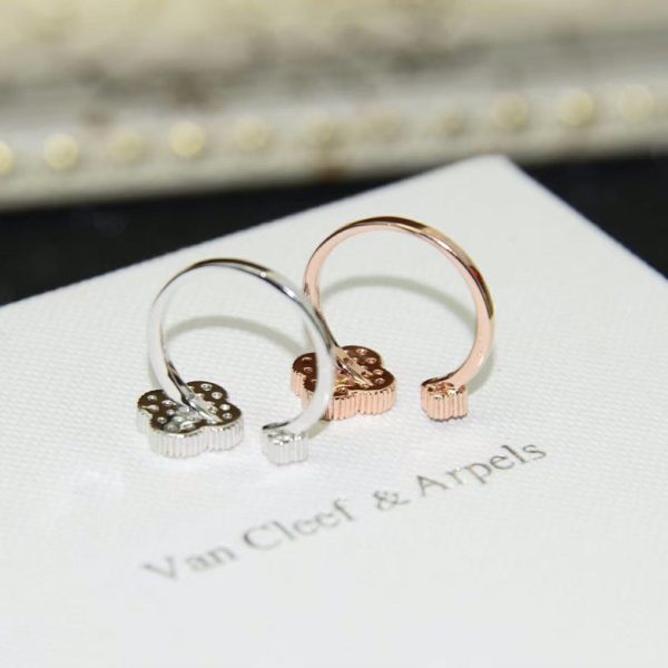 18K Magic Alhambra Diamond Ring - 图片 9