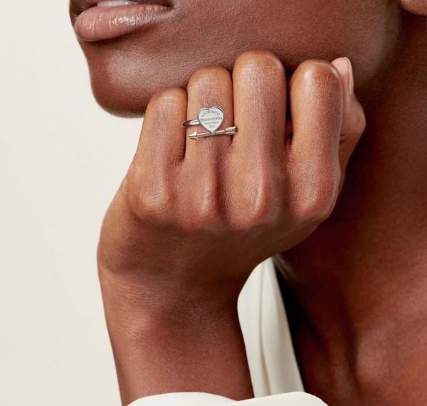 18K Return to Tiffany Lovestruck Heart Tag Ring - 图片 3