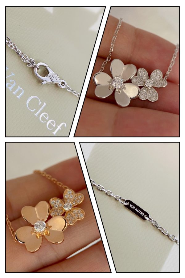 18K Frivole Clover Clover Necklace - Image 13