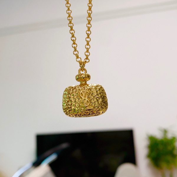 18K Saint Bag Pendant Necklace - 图片 5