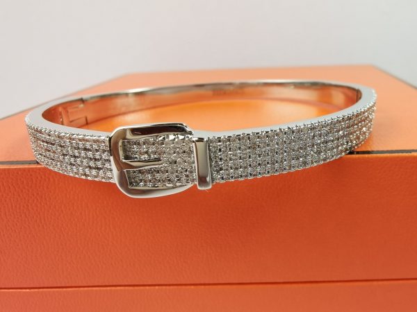 18K Kelly Diamond Vintage H Bracelet - 图片 2