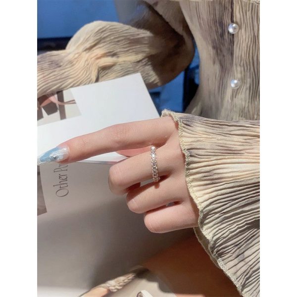 18K T Pink Crystal Ring - 图片 6