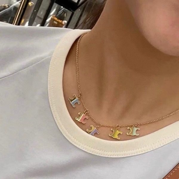 18K CE Teen Charms Necklace - 图片 4