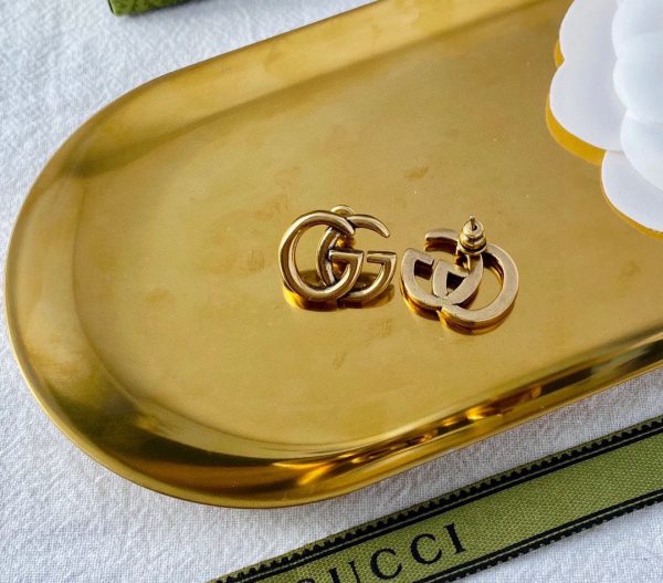 18K Double G Earrings - 图片 5