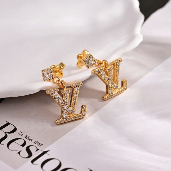 18K Louis Lady Earrings - 图片 5