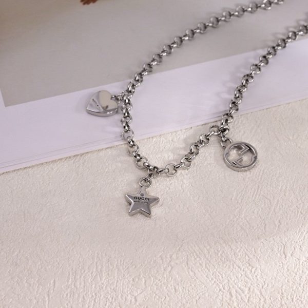18K Double G Star Chain Necklace - 图片 4