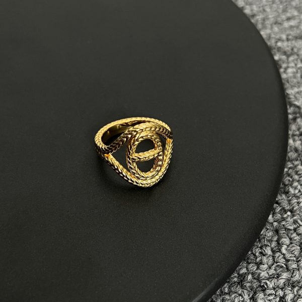 18K Chaine D'Ancre Danae Medium H Ring - 图片 5