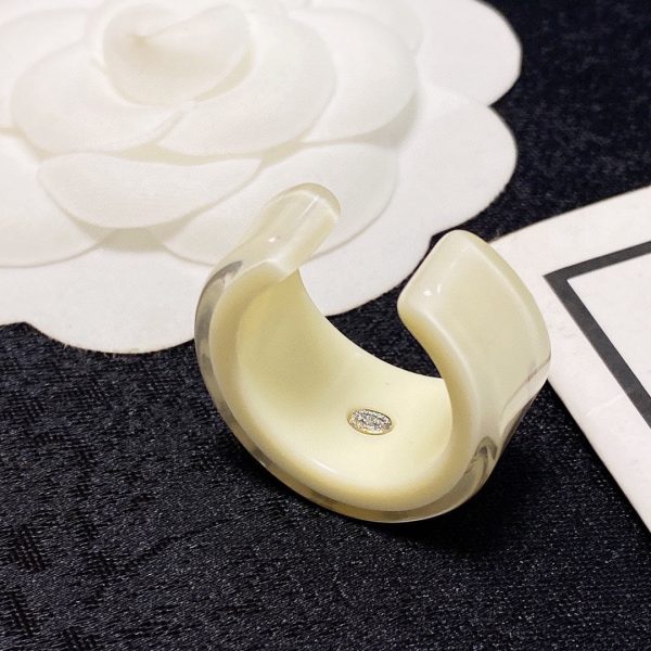 18K CC Pearl Ring - 图片 6