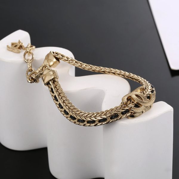 18K CC Strass Chain Bracelet - Image 5