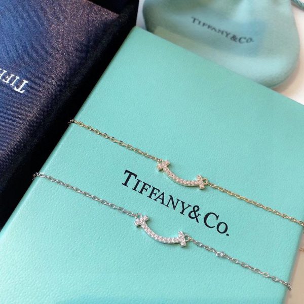 18K T Smile Diamond Bracelet - 图片 7