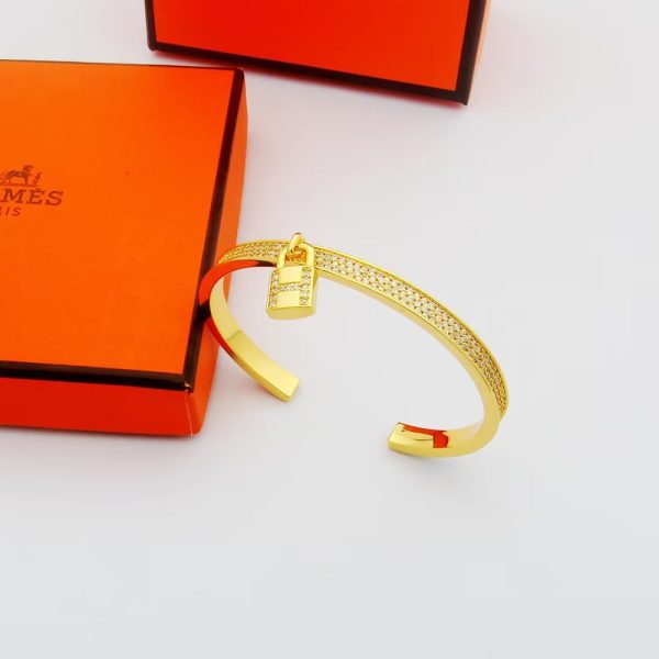 18K Kelly H Lock Vintage H Bracelet - 图片 5