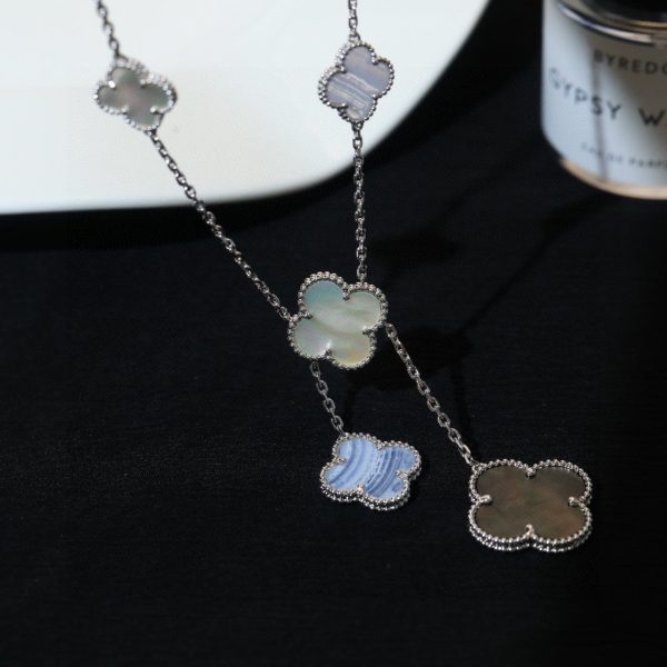 18K Magic Alhambra Six Motifs Necklace - 图片 2