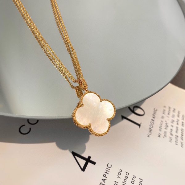 18K Magic Alhambra One Motif Pearl Necklace - 图片 12
