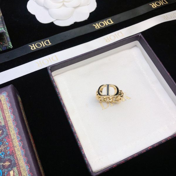 18K Petit CD Chain Link Ring - 图片 6