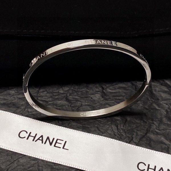 18K CC White Gold Bracelet - 图片 5