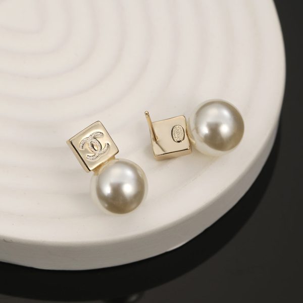 18K CC Pearls Earrings - 图片 6