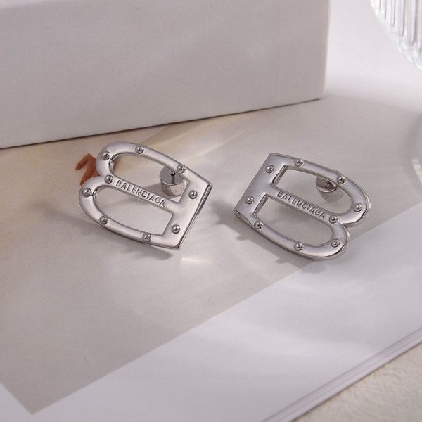 18K BB Gold Earrings - 图片 4
