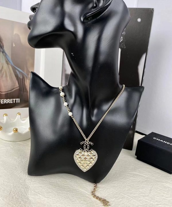 18K CC Heart Necklace - 图片 5