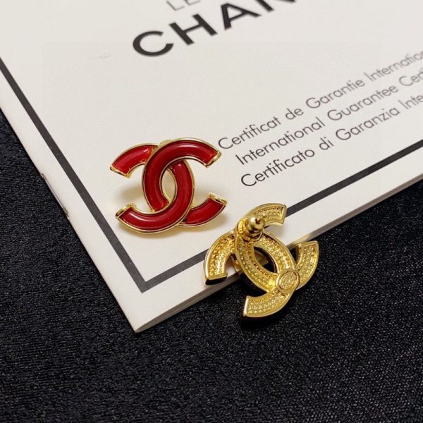 18K CC Red Earrings - 图片 7