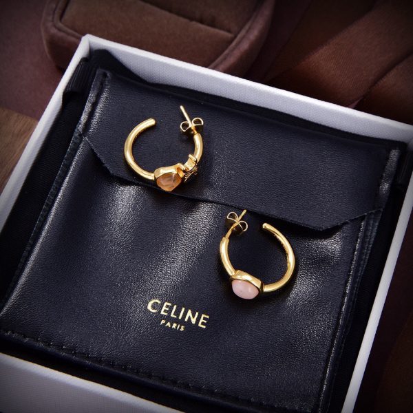 18K Triomphe Indie Hoops Earrings - Image 7