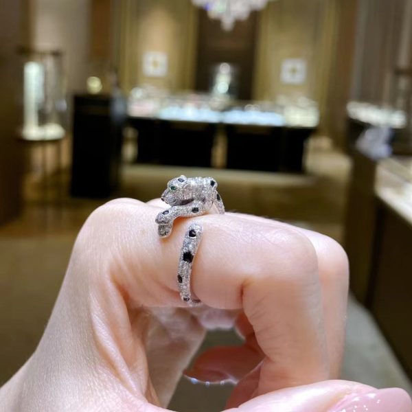 18K Panthère De Diamond Ring - 图片 3