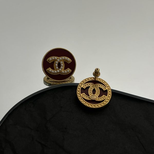 18K CC Red Earrings - Image 5