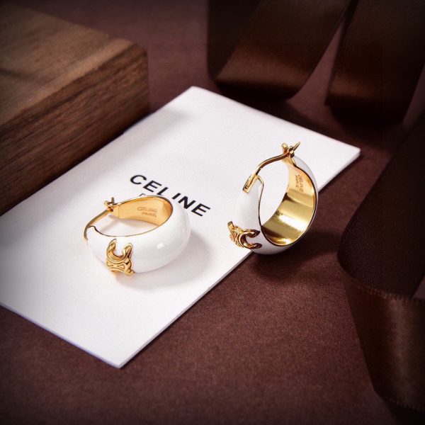 18K Triomphe Pearl Earrings - 图片 5