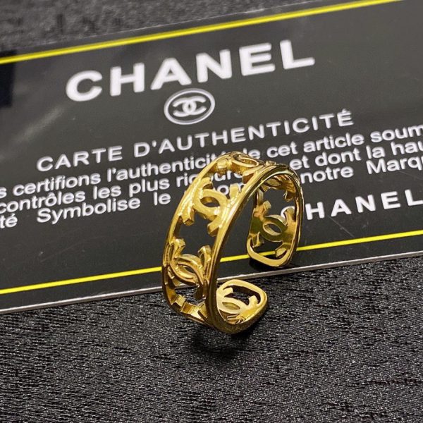 18K CC Vintage Openwork Ring - 图片 6