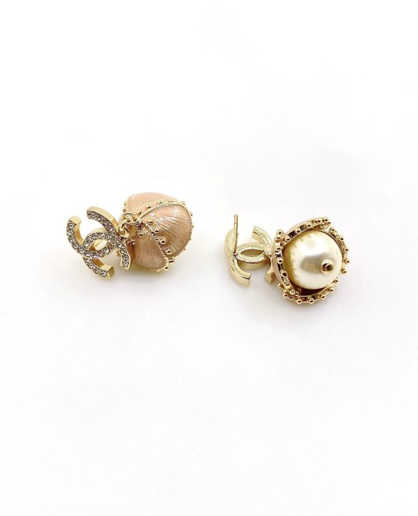18K CC Flowers Earrings - 图片 5