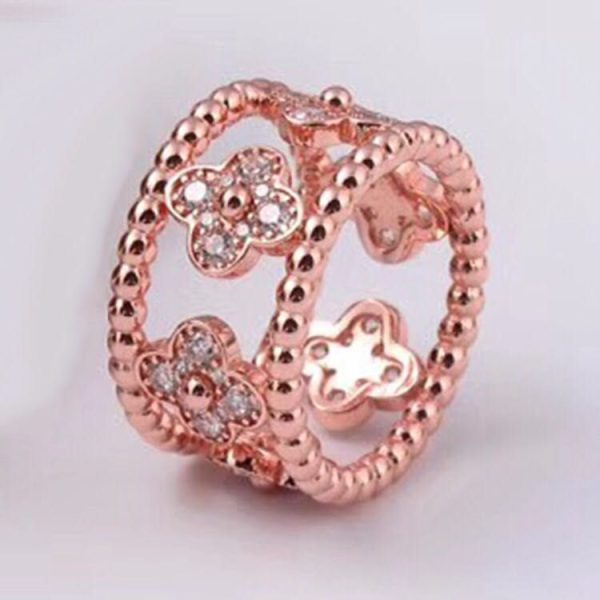 18K Perlée Clovers Ring - 图片 6