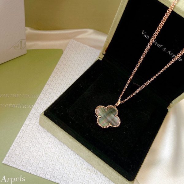 18K Magic Alhambra One Motif Pearl Necklace - 图片 11